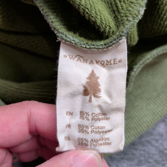 Wanakome Hoodie Mens Large Cascade Green Fleece Casual Outdoor Sweatshirt - Picture 8 of 14